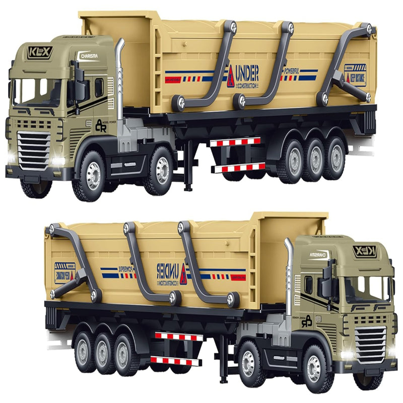 Joy Junction 1:24 Scale Diecast Truck and Trailer Set