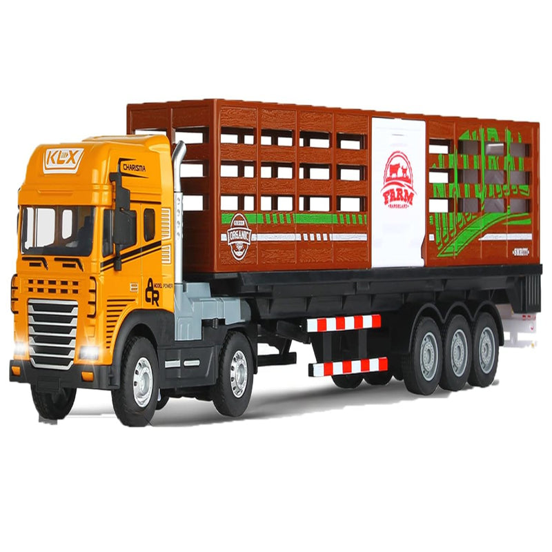 Joy Junction 1:24 Scale Diecast Truck and Trailer Set
