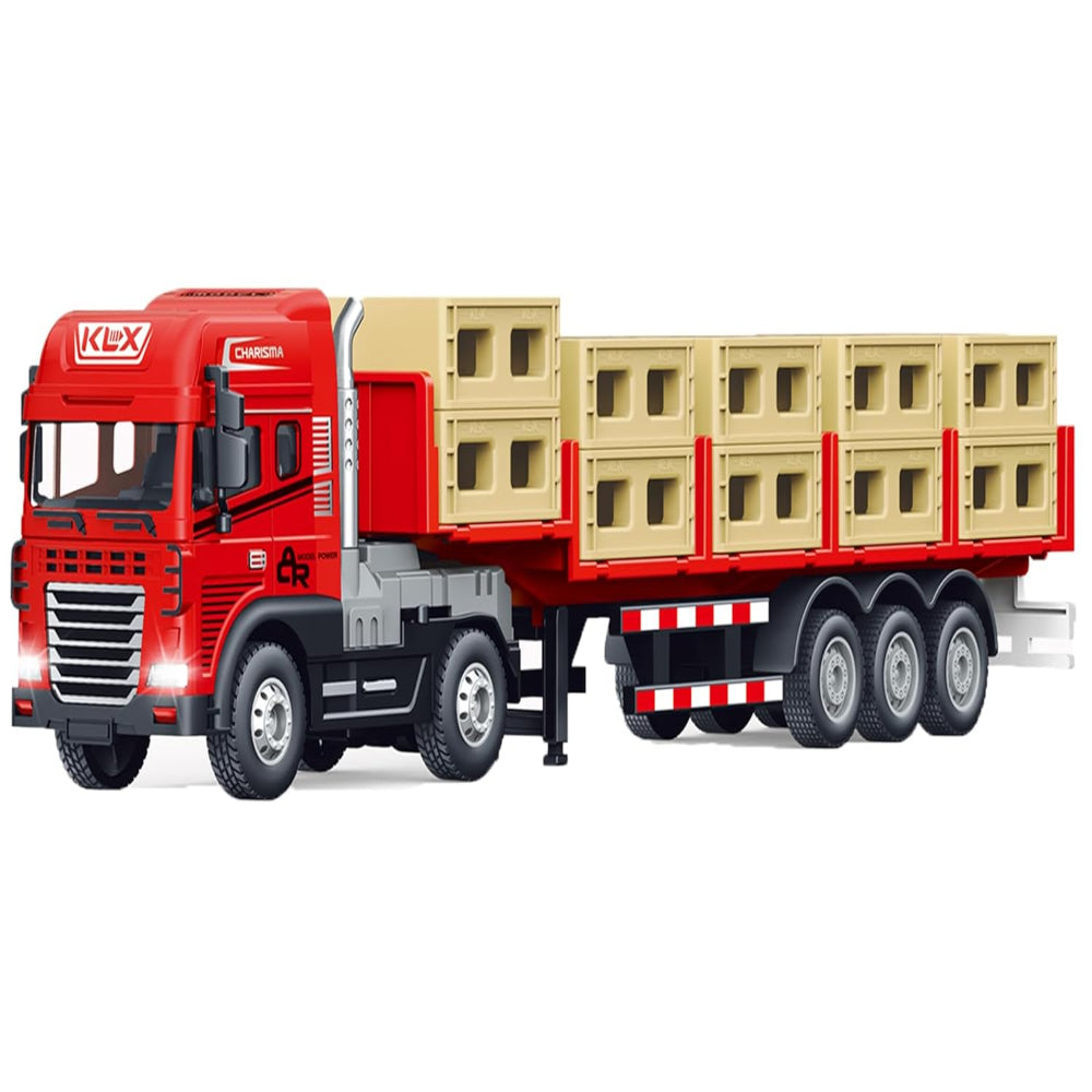 Joy Junction 1:24 Scale Diecast Truck and Trailer Set