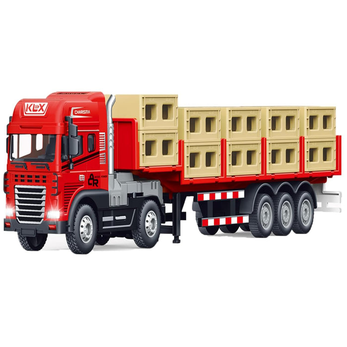 Joy Junction 1:24 Scale Diecast Truck and Trailer Set — Toycra