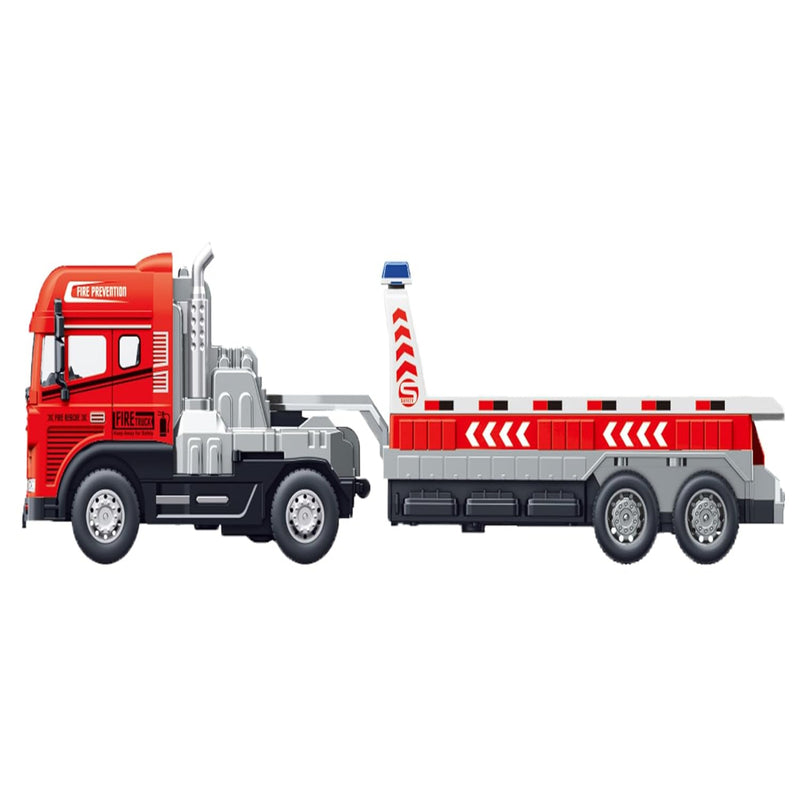 Joy Junction 1:24 Scale Metal Head Construction Toy Fire Truck
