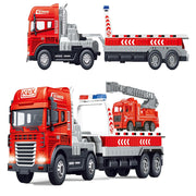 Joy Junction 1:24 Scale Metal Head Construction Toy Fire Truck