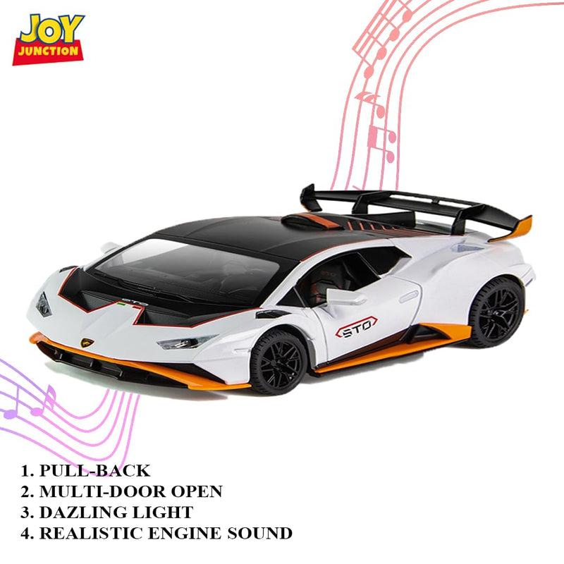 Joy Junction Alloy Die-Cast Pull Back Car Series - 1:24 scale