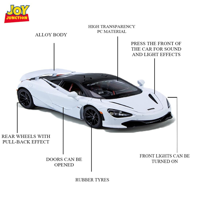 Joy Junction Alloy Die-Cast Pull Back Car Series - 1:24 scale