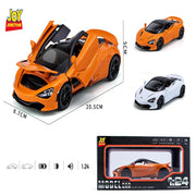 Joy Junction Alloy Die-Cast Pull Back Car Series - 1:24 scale