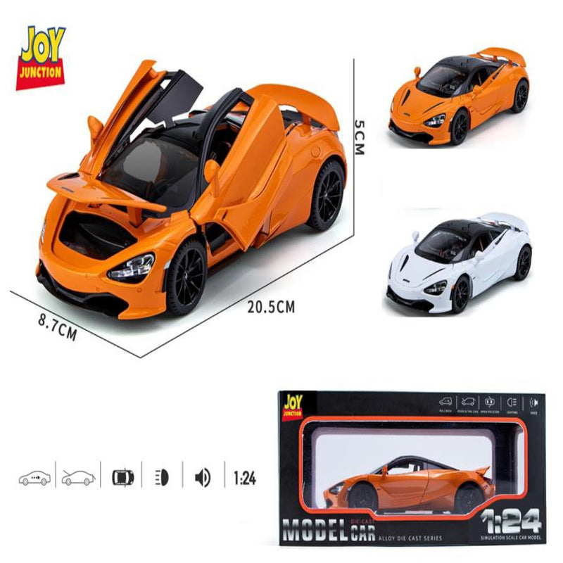 Joy Junction Alloy Die-Cast Pull Back Car Series - 1:24 scale
