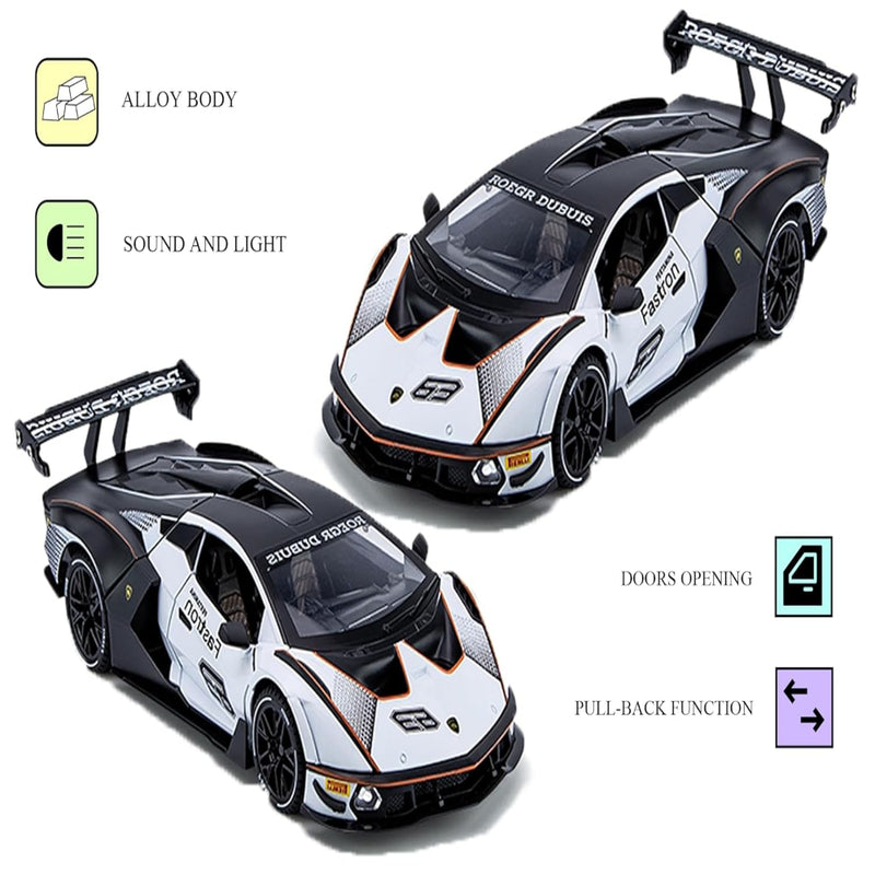 Joy Junction Alloy Die-Cast Pull Back Car Series - 1:24 scale