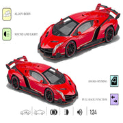 Joy Junction Die-cast Pull Back Car- 1:24 Scale