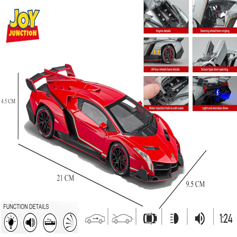 Joy Junction Die-cast Pull Back Car- 1:24 Scale