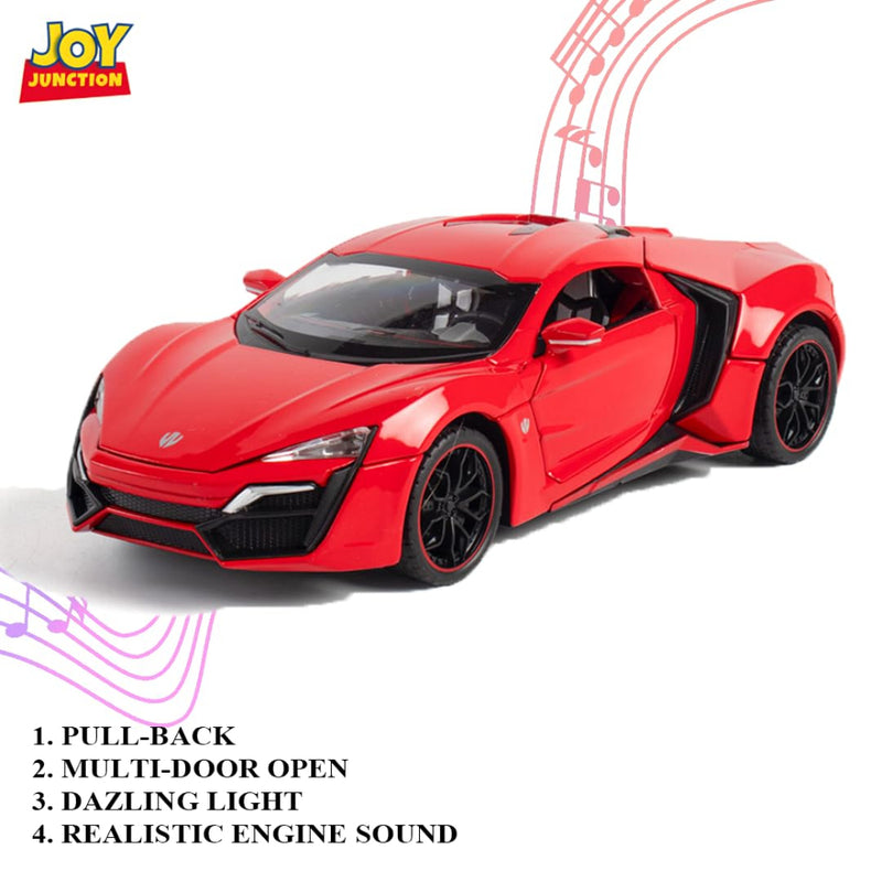 Joy Junction Die-cast Pull Back Car- 1:24 Scale