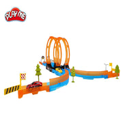 Joy Junction Double Loop Track Car Racing Set- 29pc