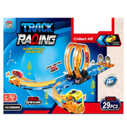 Joy Junction Double Loop Track Car Racing Set- 29pc