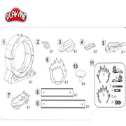 Joy Junction Track Set Loop Track Car Racing Set -14pc