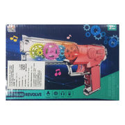 Joy Junction Transparent Gear Gun Toy - Multicolor