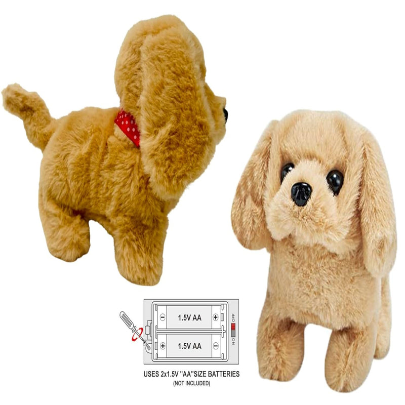 Joy Junction Walking and Barking Dog Soft Toy