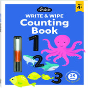 Jr. Explorers Write & Wipe Books