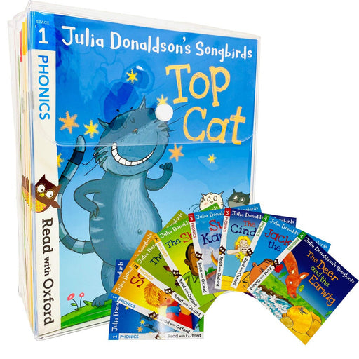 Julia Donaldson's Songbirds Read with Oxford Phonics 36 Books Collection Set (Stage 1 - 4)-Picture Book-Pan-Toycra