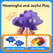 JurassiCount-Montessori Dinosaur Number Matching Set (20 pcs)-Learning & Education-Open Ended-Toycra