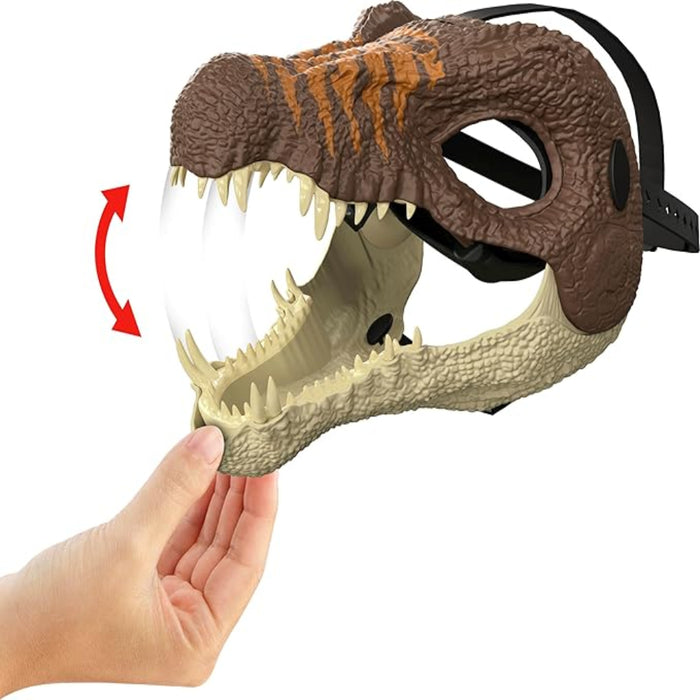 Jurassic World Rebirth Spinosaurus Dinosaur Mask, Role-Play Head Wear, Movie-Inspired Costume Gear-Action & Toy Figures-Mattel-Toycra