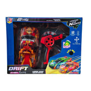 KV Toys 1:18 Rechargable Drift Racing Wireless Remote Control Car With Led Light - (Multiple Color/Design)