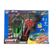 KV Toys 1:18 Rechargable Drift Racing Wireless Remote Control Car With Led Light - (Multiple Color/Design)