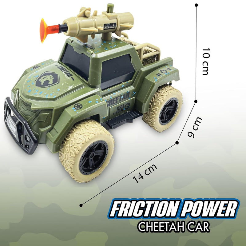 KV Toys Cheetah Crawler Monster Car With Roof Dart Launcher - Multicolor