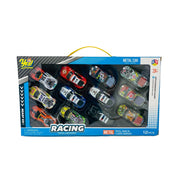 KV Toys Racing Metal Pull Back Car Set - Multicolor