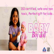KV Toys Realistic Baby Doll Playset With Feeding Bottle, Potty, Plate & Utensils