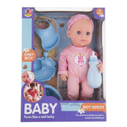KV Toys Realistic Baby Doll Playset With Feeding Bottle, Potty, Plate & Utensils
