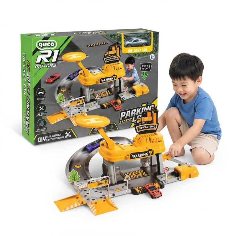 K.V Toys DIY Engineering Garage Playset With Die-Cast Car