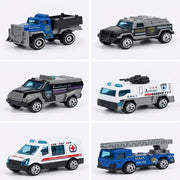K.V Toys Quco R1 Motors 1:64 Die-Cast Emergency & Military Vehicle Set Collection