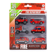 K.V Toys Quco R1 Motors 1:64 Die-Cast Emergency & Military Vehicle Set Collection