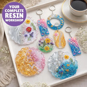 Kalakaram 17 in 1 Resin Art Kit Key Chain