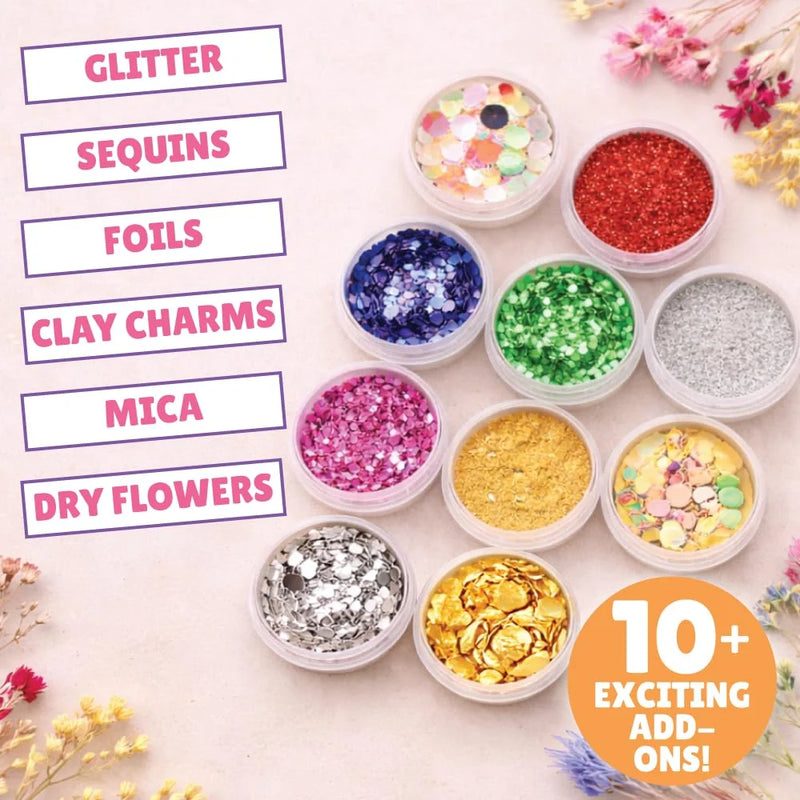 Kalakaram 17 in 1 Resin Art Kit With Moulds For Beginners