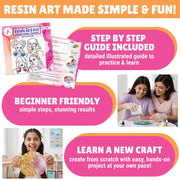 Kalakaram 17 in 1 Resin Art Kit With Moulds For Beginners
