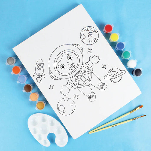 Kalakaram Canvas Painting Kit -Space Boy-Arts & Crafts-Kalakaram-Toycra