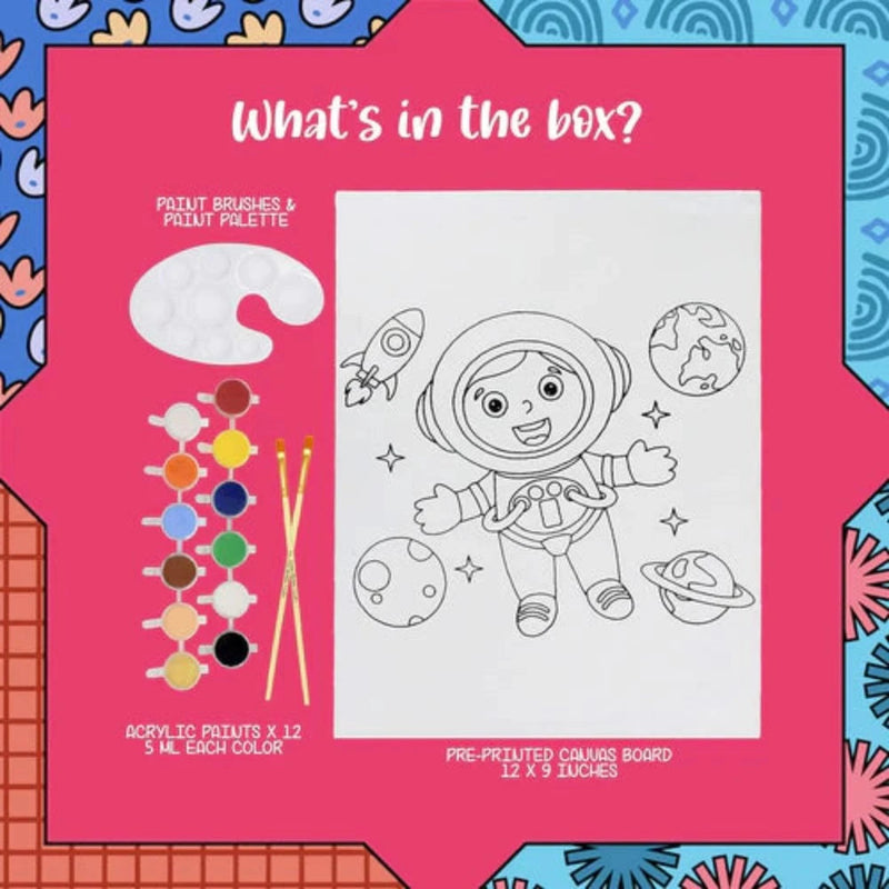 Kalakaram Canvas Painting Kit -Space Boy