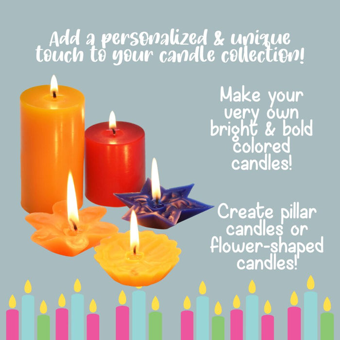 Kalakaram Colored Candle Making Kit-Arts & Crafts-Kalakaram-Toycra