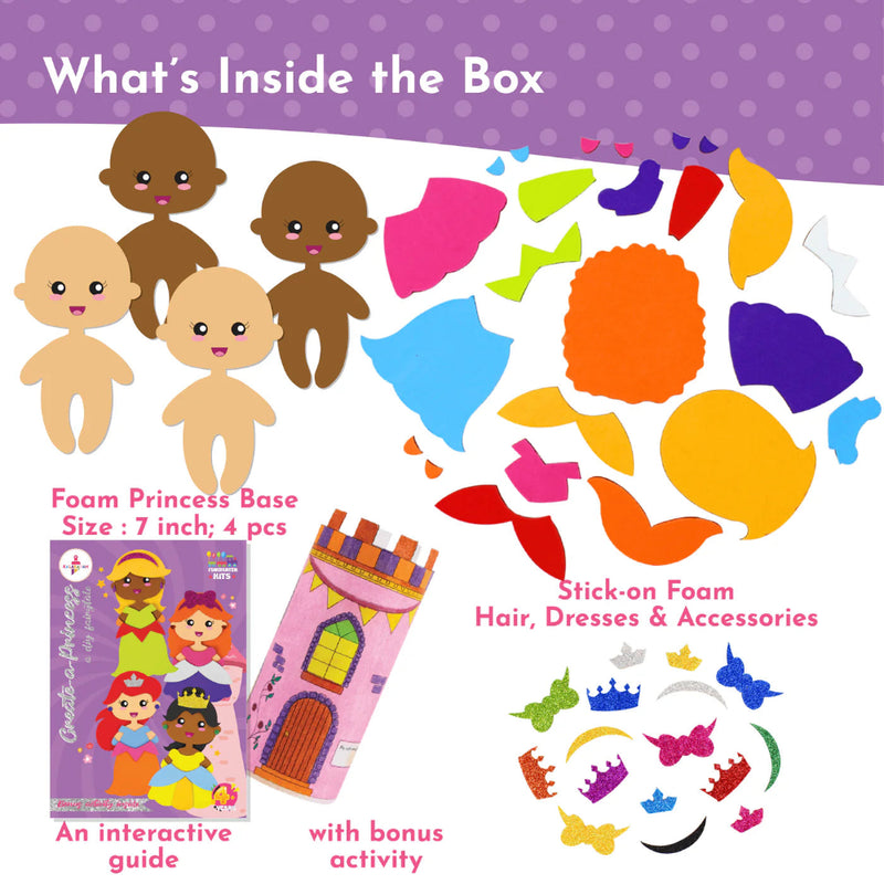 Kalakaram Create-a-Princess DIY Art & Craft Kit