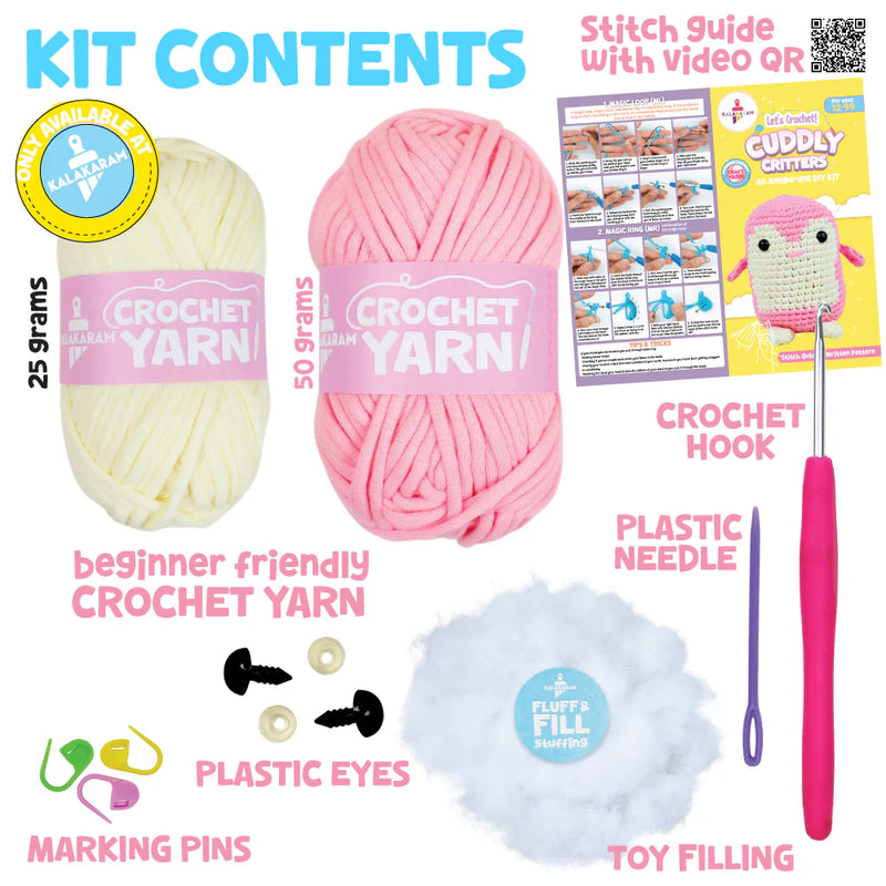 Kalakaram Crochet Kit -Penguin
