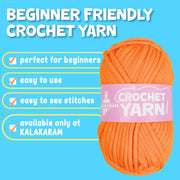 Kalakaram Crochet Kit for Beginners -Make Crochet Dino Toy