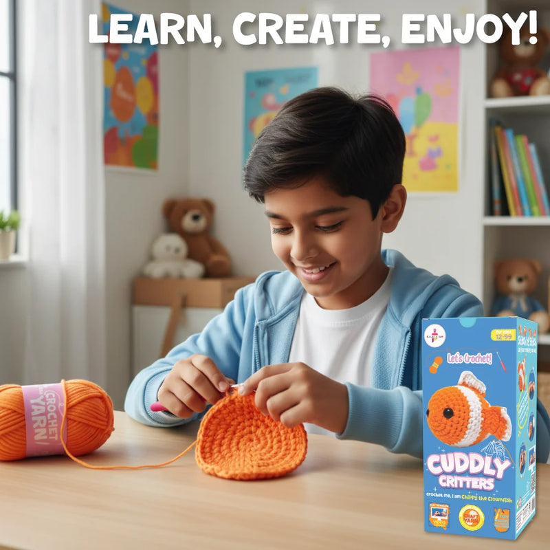 Kalakaram Cuddly Critters Kit -Fish