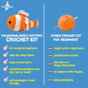 Kalakaram Cuddly Critters Kit -Fish