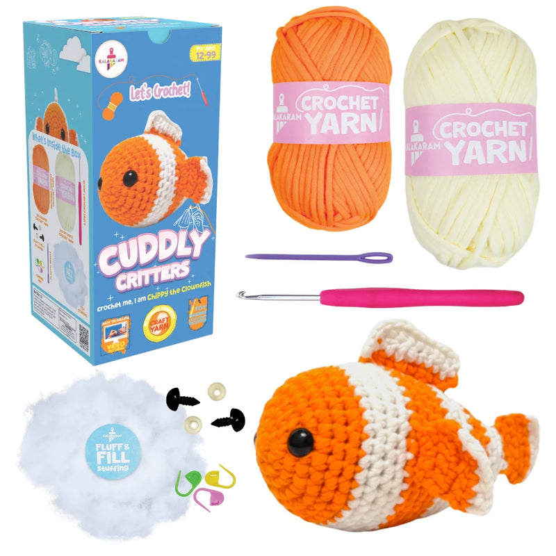 Kalakaram Cuddly Critters Kit -Fish