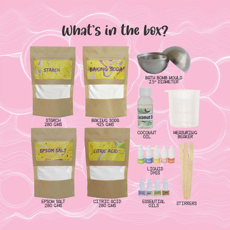 Kalakaram DIY Bath Bombs Kit