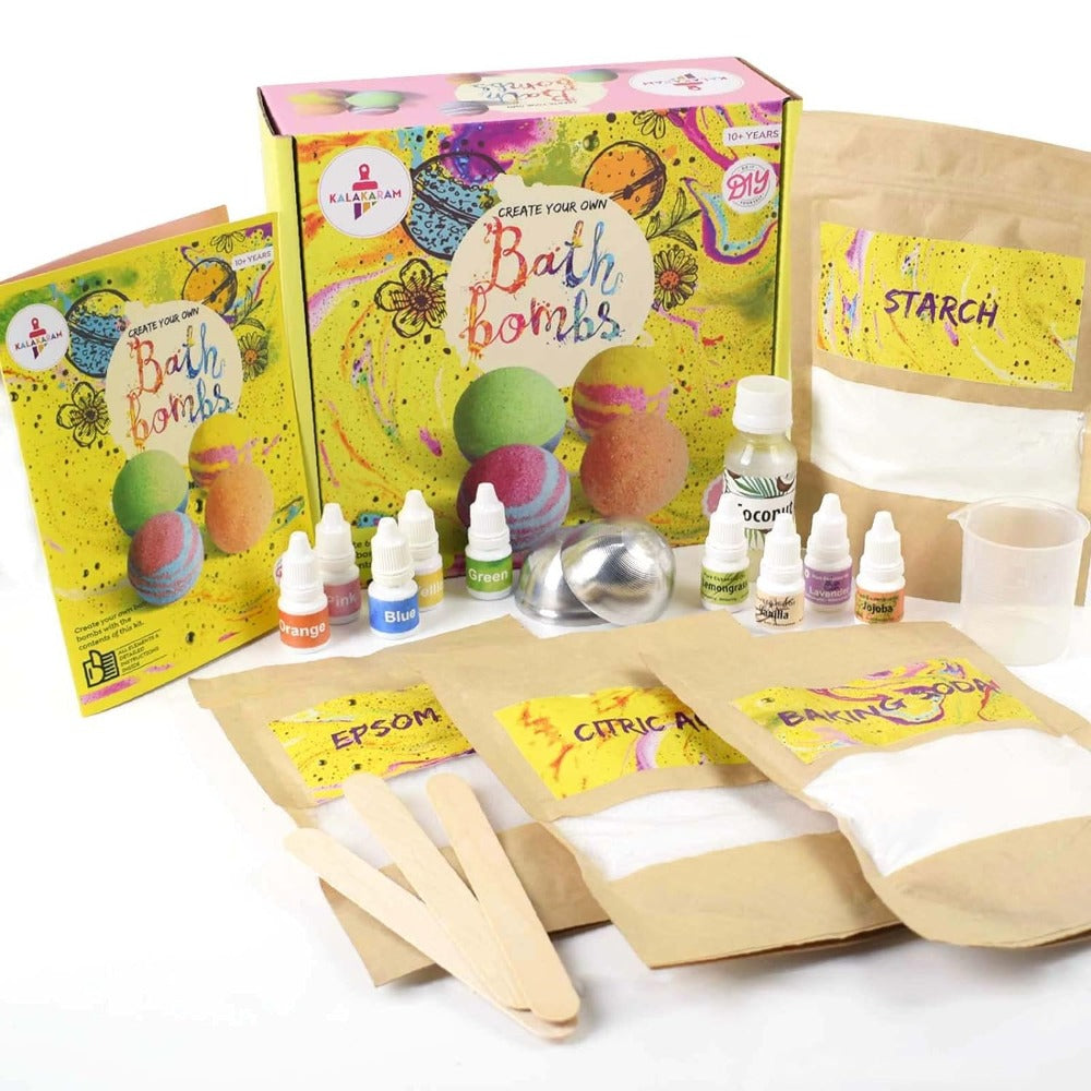Kalakaram DIY Bath Bombs Kit Toycra kalakaram-diy-bath-bombs-kit-toycra