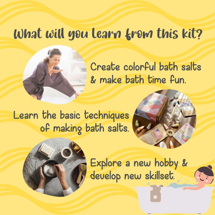 Kalakaram DIY Bath Salt Making Kit-Arts & Crafts-Kalakaram-Toycra
