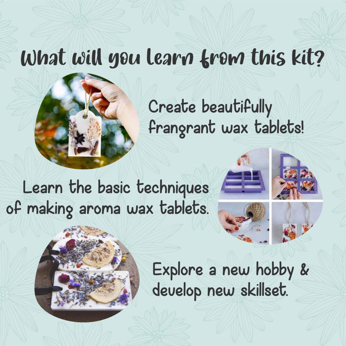 Kalakaram DIY Botanical Aroma Wax Tablet Kit — Toycra