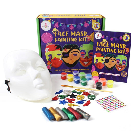 Kalakaram DIY Face Mask Painting Kit-Arts & Crafts-Kalakaram-Toycra
