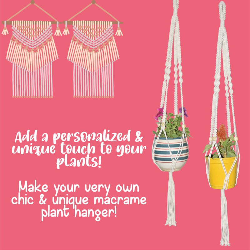 Kalakaram DIY Macrame Plant Hanger Kit-Arts & Crafts-Kalakaram-Toycra